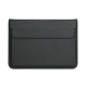 Olixar Leather-Style Universal 13" Laptop Sleeve With Stand - Black