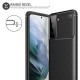 Olixar Carbon Fibre Samsung Galaxy S21 Protective Case - Black