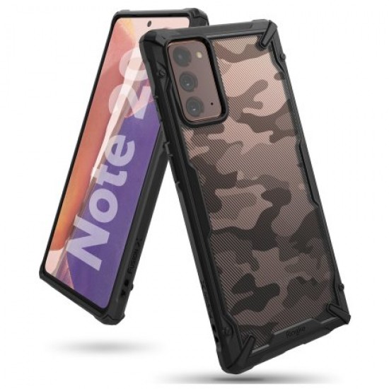 Ringke Fusion X Samsung Galaxy Note 20 5G Tough Case - Camo Black