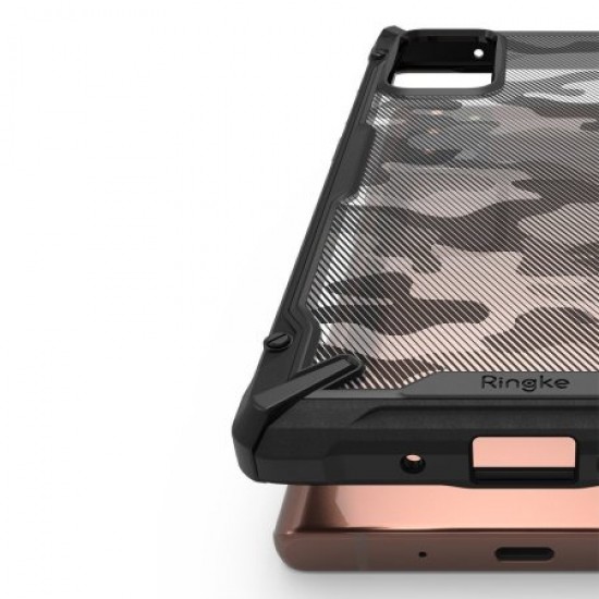 Ringke Fusion X Samsung Galaxy Note 20 5G Tough Case - Camo Black