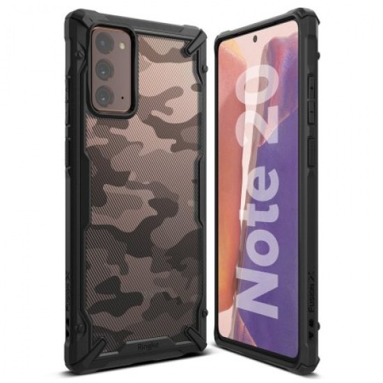 Ringke Fusion X Samsung Galaxy Note 20 5G Tough Case - Camo Black