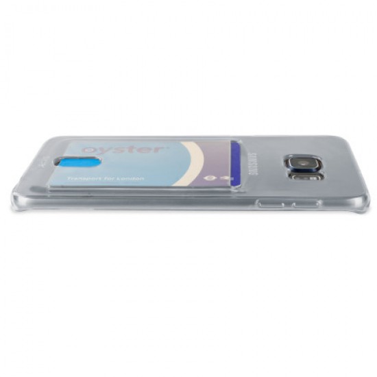 Olixar FlexiShield Slot Samsung Galaxy S6 Edge Plus Gel Case - Clear