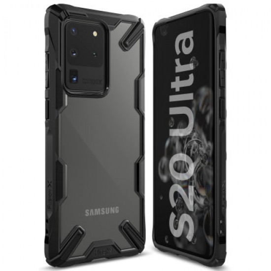 Ringke Fusion X Samsung Galaxy S20 Ultra Tough Case - Black