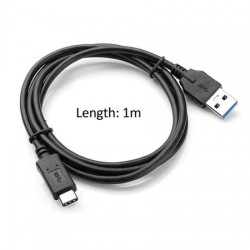 Olixar USB-C OnePlus 2 Charging Cable - Black 1m