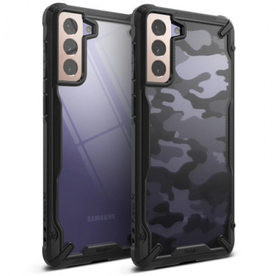 Ringke Samsung Galaxy S21 Fusion X Bumper Case - Camo