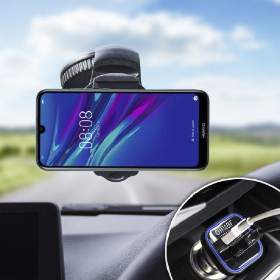 Olixar DriveTime Huawei Y6 Pro 2019 Car Holder & Charger Pack