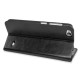 Olixar Leather-Style ZTE Blade S6 Wallet Stand Case - Black