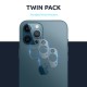 Olixar iPhone 12 Pro Tempered Glass Camera Protector - Twin Pack