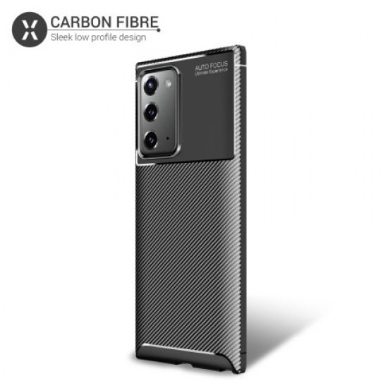 Olixar Carbon Fibre Samsung Galaxy Note 20 5G Case - Black