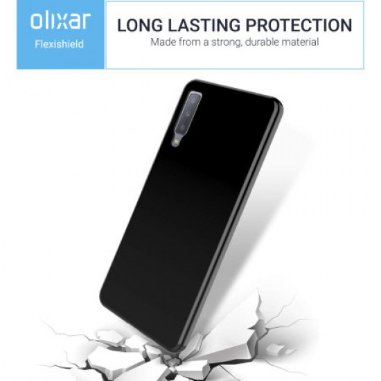 Olixar FlexiShield Samsung Galaxy A7 2018 Gel Case - Black