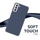 Olixar Samsung Galaxy S21 Plus Soft Silicone Case - Midnight Blue