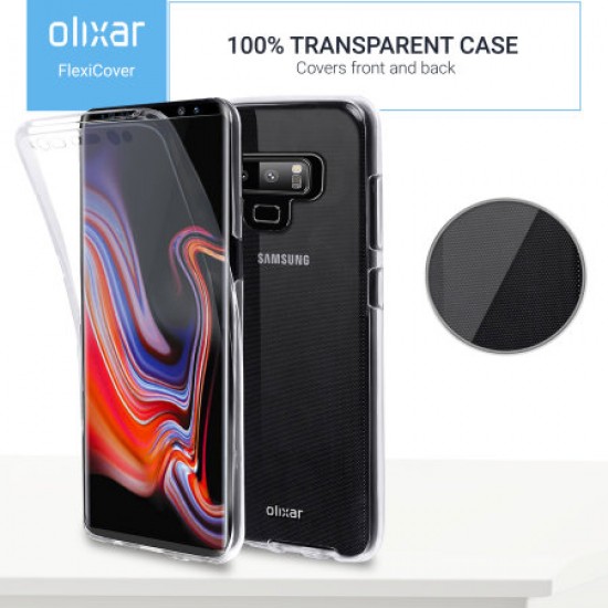 Samsung Galaxy Note 9 Full Cover Case 360 Protection Olixar FlexiCover