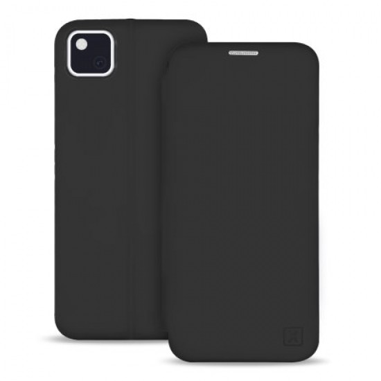 Olixar Google Pixel 4a Soft Silicone Flip Case - Black