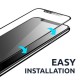 Olixar Samsung Galaxy A21s Tempered Glass Screen Protector - Black