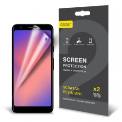 Olixar Google Pixel 3a Film Screen Protector 2-in-1 Pack