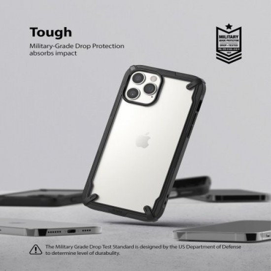 Ringke Fusion X Design iPhone 12 Pro Case - Black