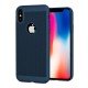 Olixar MeshTex iPhone X Case - Deep Ocean Blue