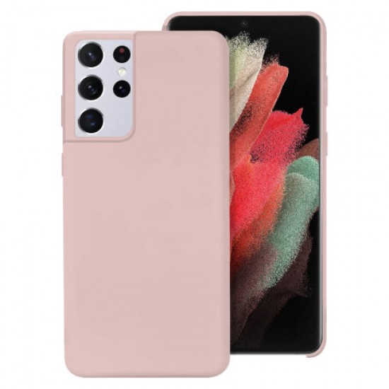 Olixar Samsung Galaxy S21 Ultra Soft Silicone Case Pastel Pink