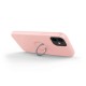 Zizo Revolve Series iPhone 12 Thin Ring Case - Rose Quartz