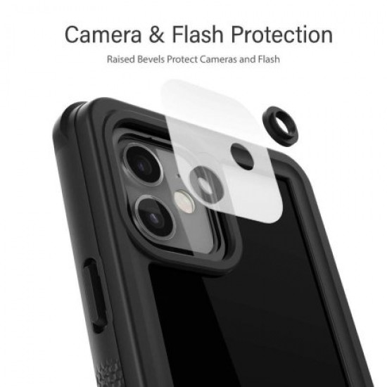 Ghostek Nautical 3 iPhone 12 mini Waterproof Tough Case - Black