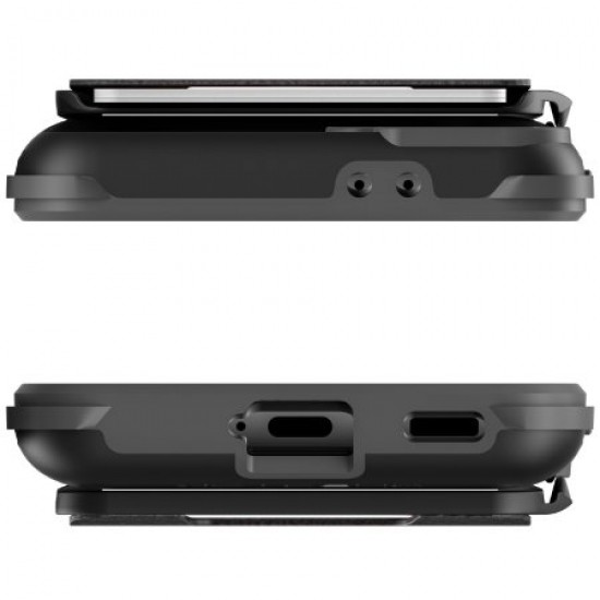Ghostek Exec 4 Samsung Galaxy S21 Genuine Leather Wallet Case - Black