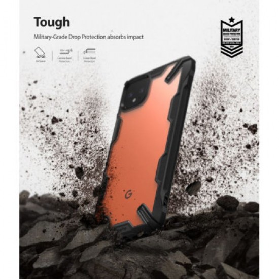 Ringke Fusion X Google Pixel 4 Tough Case - Black