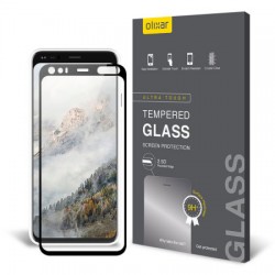 Olixar Google Pixel 4 Tempered Glass Screen Protector - Black