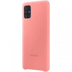 Official Samsung Galaxy A71 Silicone Cover Case - Pink