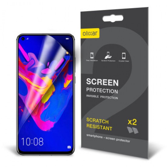 Olixar Huawei Honor View 20 Film Screen Protector 2-in-1 Pack