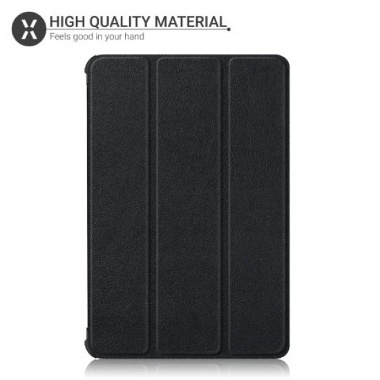 Olixar Leather-style Amazon Fire HD 8 Plus 2020 Folio Stand Case Black