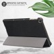 Olixar Leather-style Amazon Fire HD 8 Plus 2020 Folio Stand Case Black