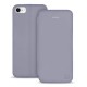 Olixar Soft Silicone iPhone 8 Wallet Case - Grey