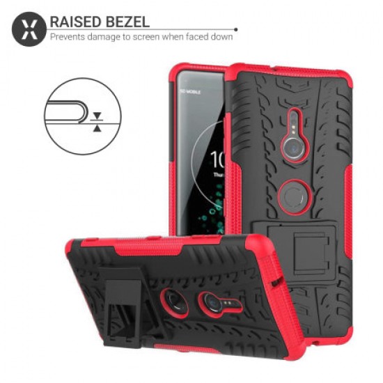 Olixar ArmourDillo Sony Xperia XZ3 Protective Case - Red