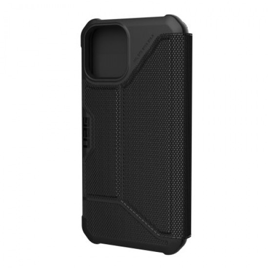 UAG Metropolis iPhone 12 Pro Max Tough Wallet Case - Kevlar Black