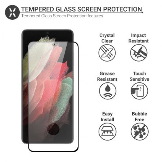Olixar Samsung Galaxy S21 Ultra Tempered Glass Screen Protector