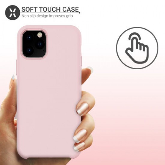 Olixar Soft Silicone iPhone 11 Pro Max Case - Pastel Pink