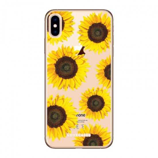 LoveCases iPhone XS Max Sunflower Clear Phone Case