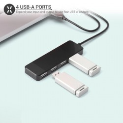 Olixar Compact 4-Port USB 3.0 Extender Hub For Laptop & PC