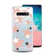 LoveCases Samsung S10 Pink Star Clear Phone Case