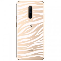 LoveCases OnePlus 7 Pro Zebra Phone Case - Clear White