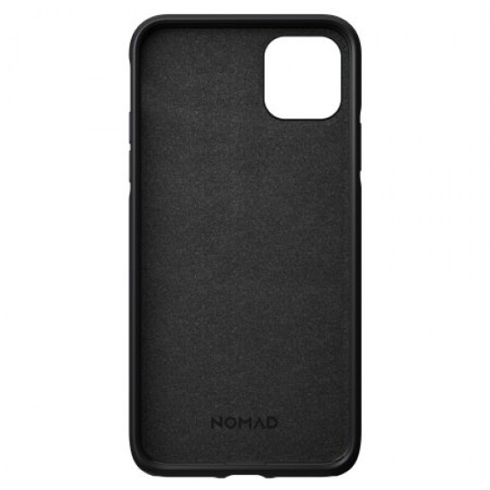 Nomad iPhone 11 Rugged Horween Leather Case - Black