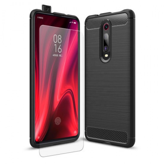 Olixar Sentinel Xiaomi Redmi K20 Pro Case and Glass Screen Protector