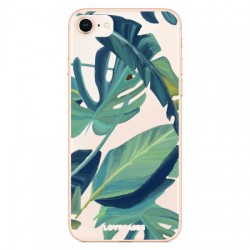 LoveCases iPhone 7 Plus Tropical Phone Case - Clear Green