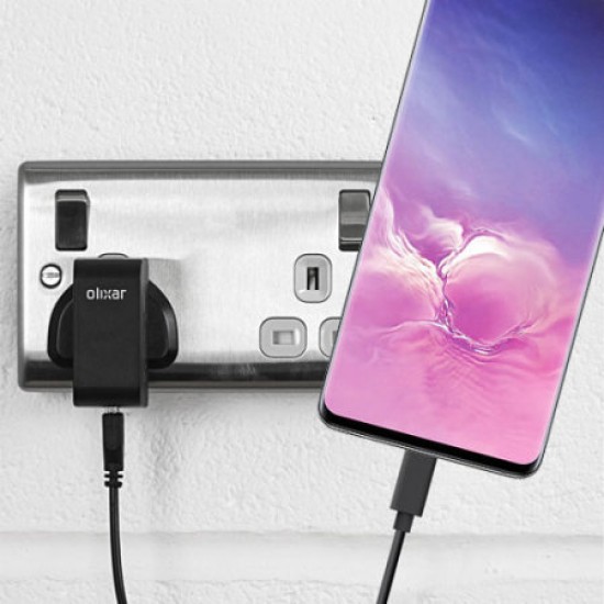 High Power Samsung Galaxy S10 Wall Charger & 1m USB-C Cable