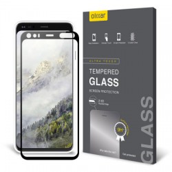 Olixar Google Pixel 4 XL Tempered Glass Screen Protector - Black