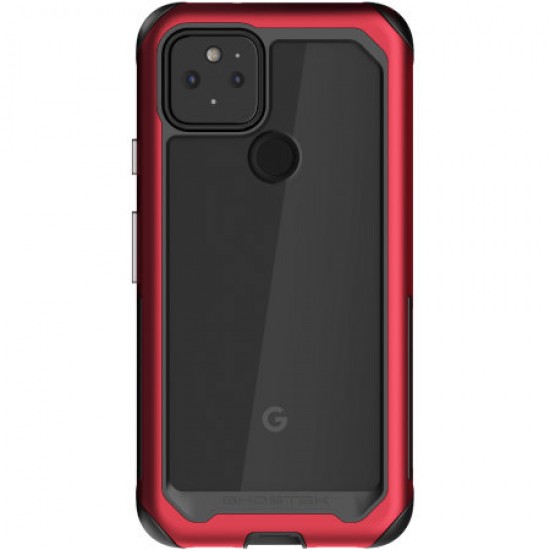 Ghostek Atomic Slim 3 Google Pixel 5 Case - Red Aluminum