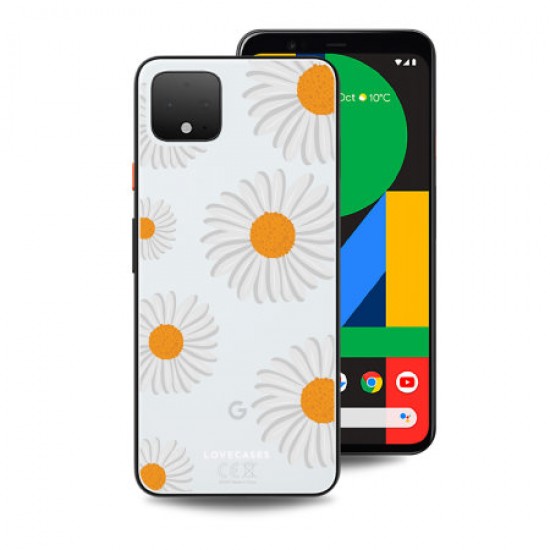 LoveCases Google Pixel 4 Clear Daisy Case