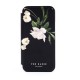 Ted Baker Elderflower iPhone 12 Pro Anti-Shock Folio Case-Black/Silver