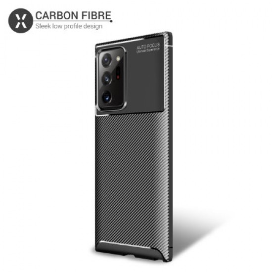 Olixar Carbon Fibre Samsung Galaxy Note 20 Ultra Case - Black
