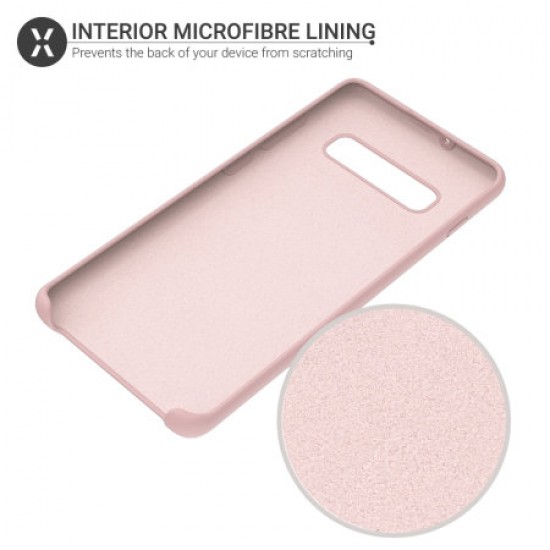 Olixar Samsung Galaxy S10 Plus Soft Silicone Case - Pastel Pink